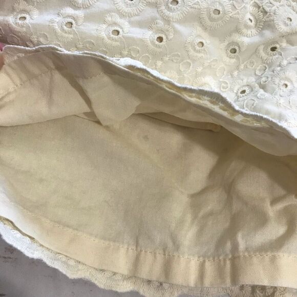 Ann Taylor LOFT Shorts Size 2 White Cream Eyelet - Picture 5 of 15